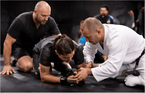 BST coaching team training image for BJJ Gi & No Gi Coaching Team