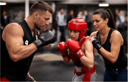 BST coaching team training image for Boxing Coaching Team