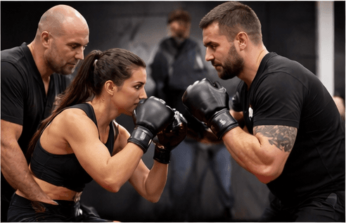 BST coaching team training image for MMA Coaching Team